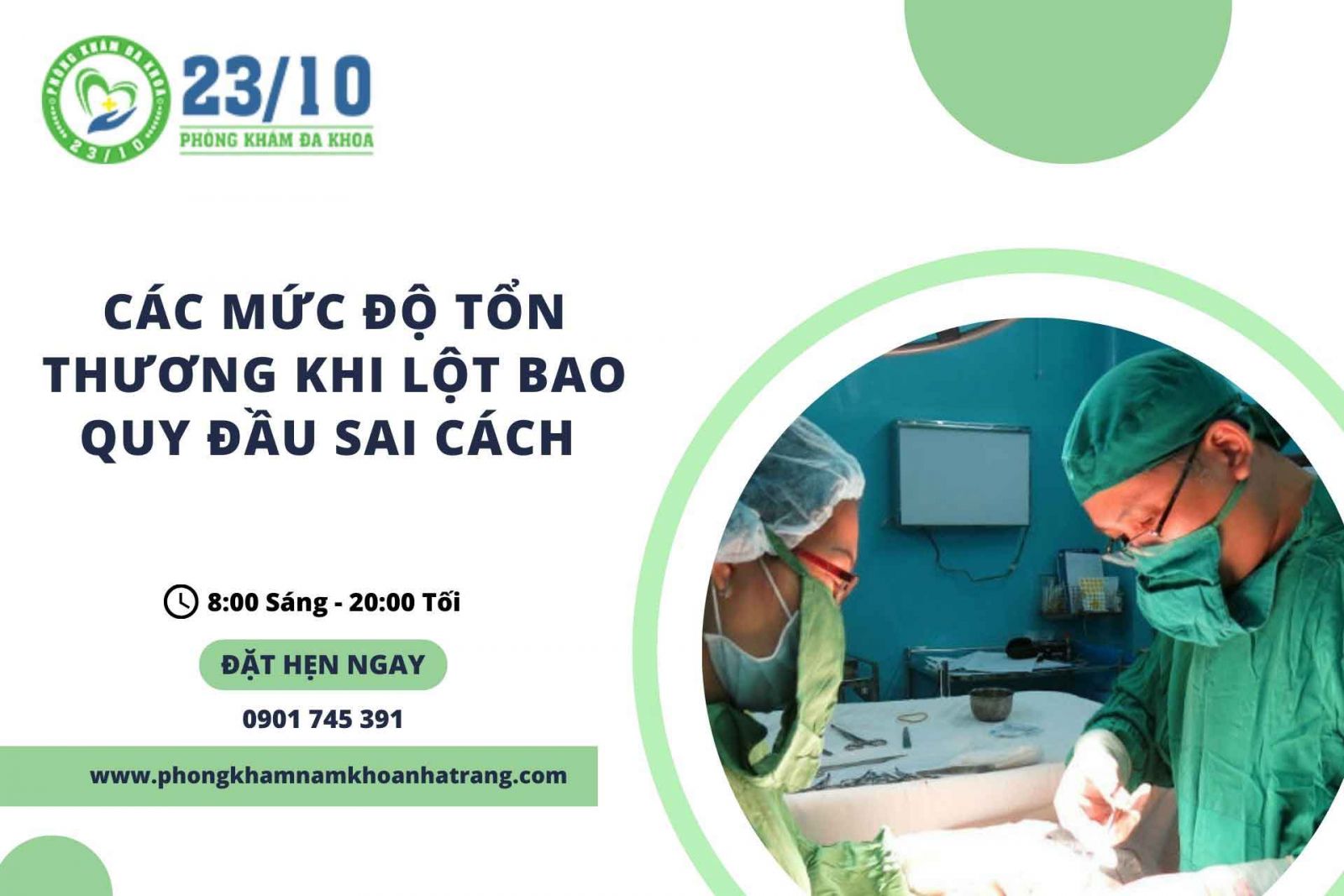 Các mức độ tổn thương khi lột bao quy đầu sai cách