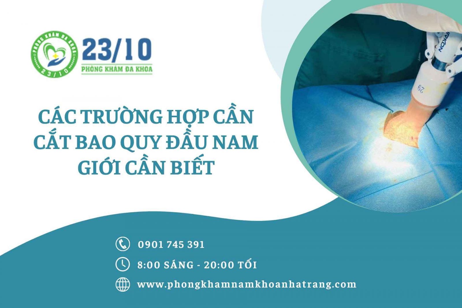 Các trường hợp cần cắt bao quy đầu