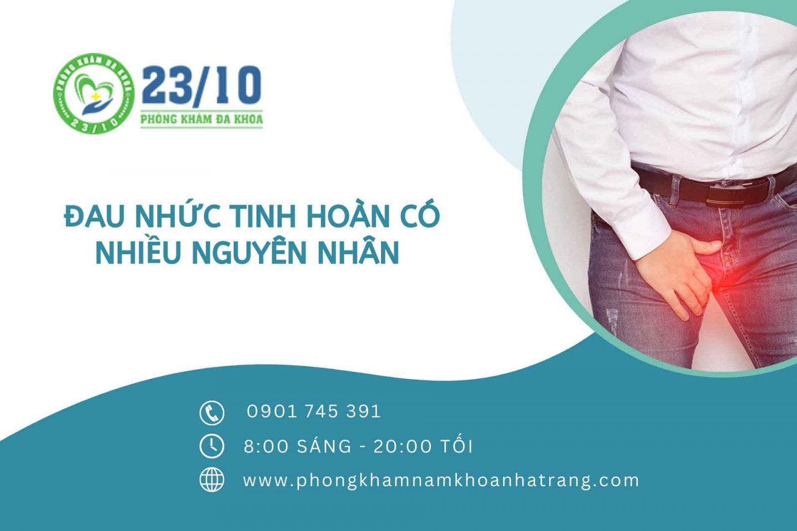 Đau nhức tinh hoàn có nhiều nguyên nhân