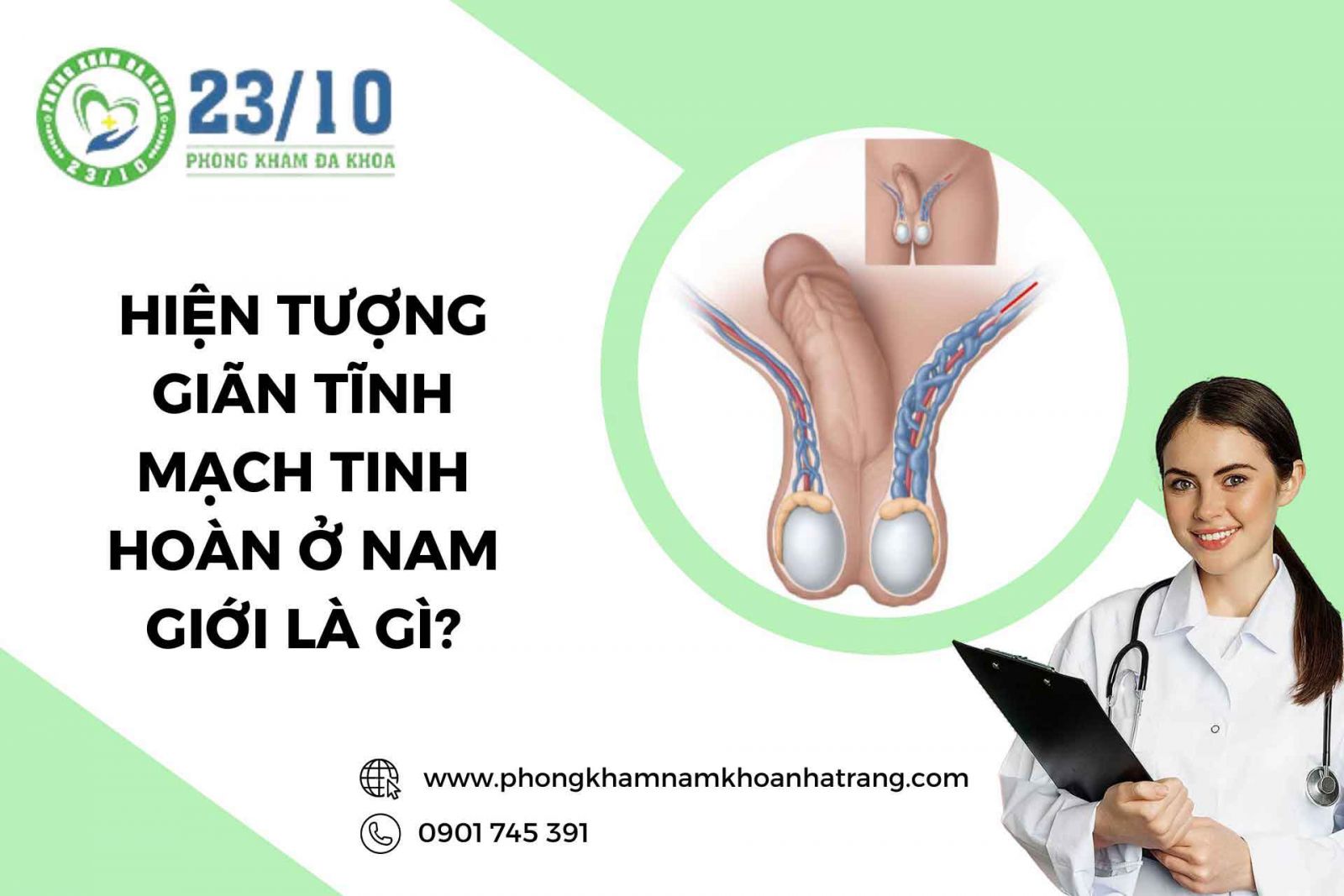 Hiện tượng giãn tĩnh mạch tinh hoàn ở nam giới là gì?