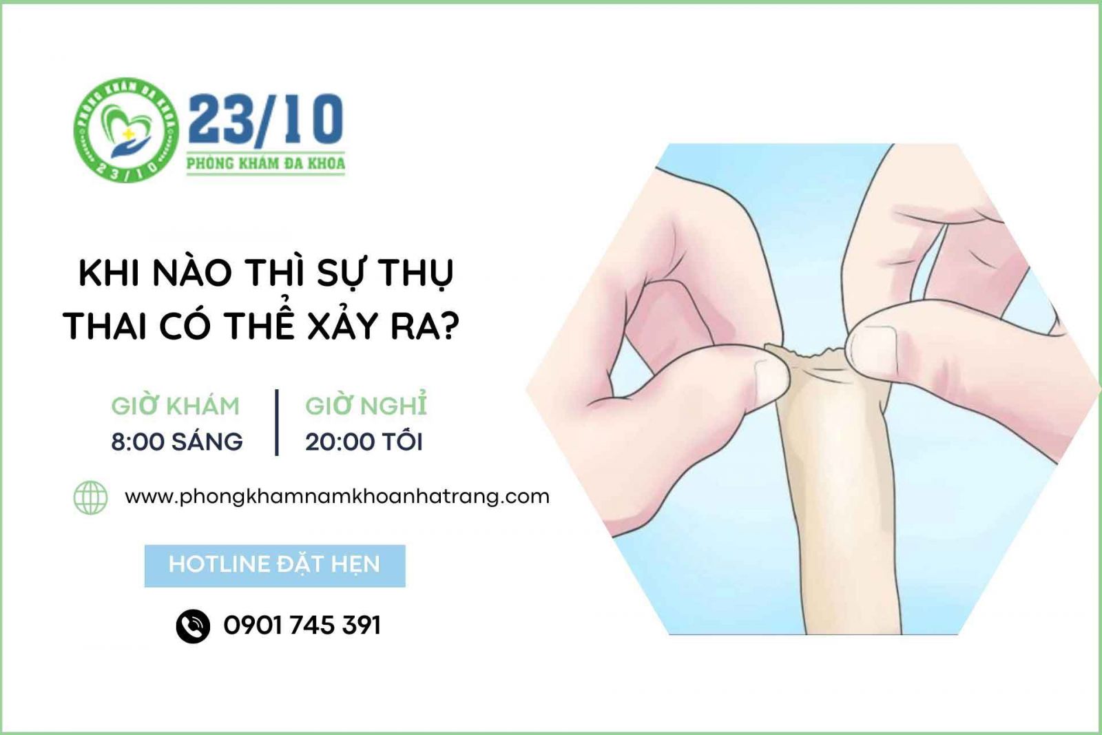 Khi nào thì sự thụ thai có thể xảy ra?
