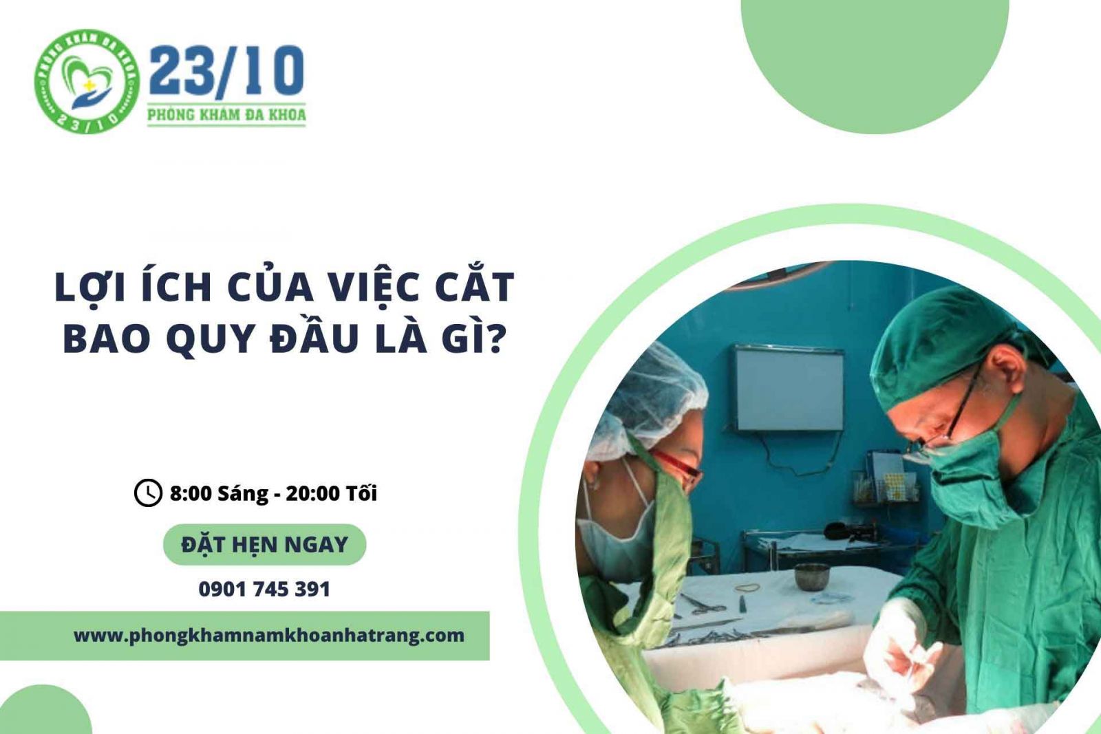 Lợi ích của việc cắt bao quy đầu là gì?