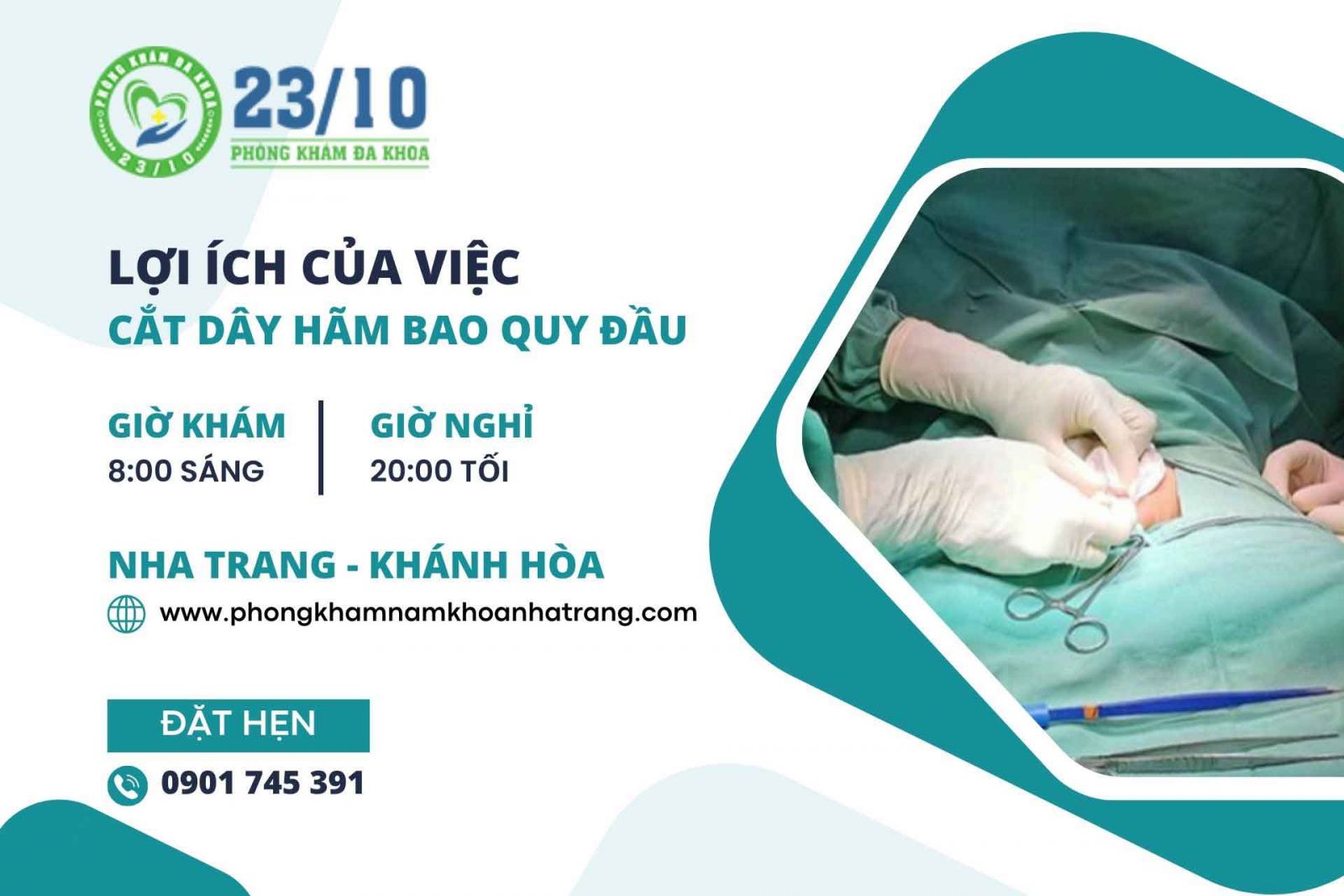 Lợi ích của việc cắt dây hãm bao quy đầu