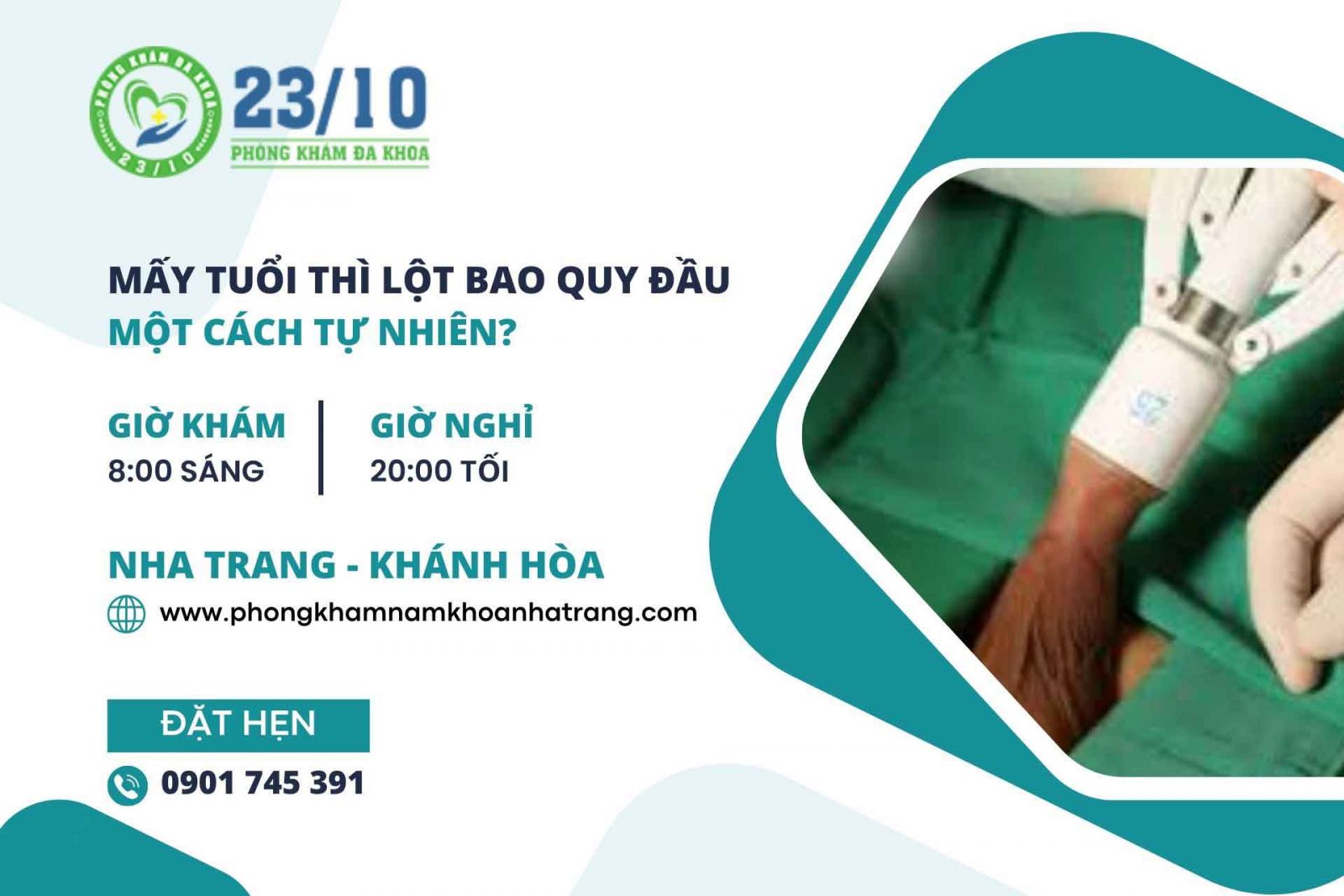 Mấy tuổi thì lột bao quy đầu một cách tự nhiên