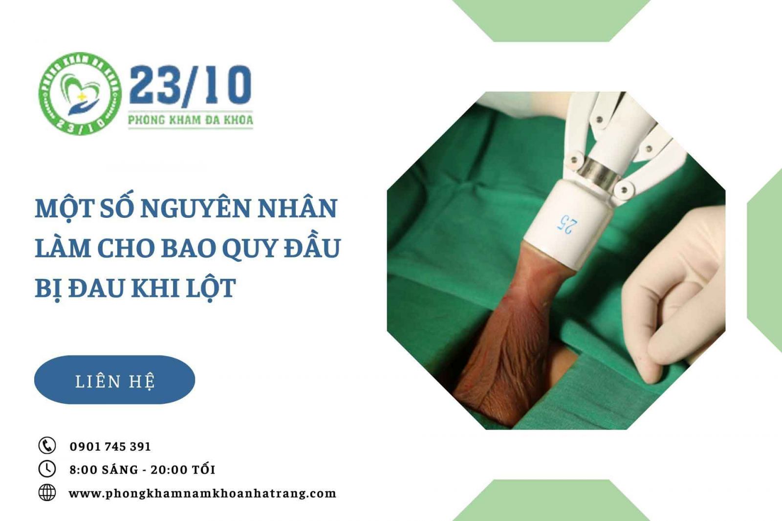 Một số nguyên nhân làm cho bao quy đầu bị đau khi lột