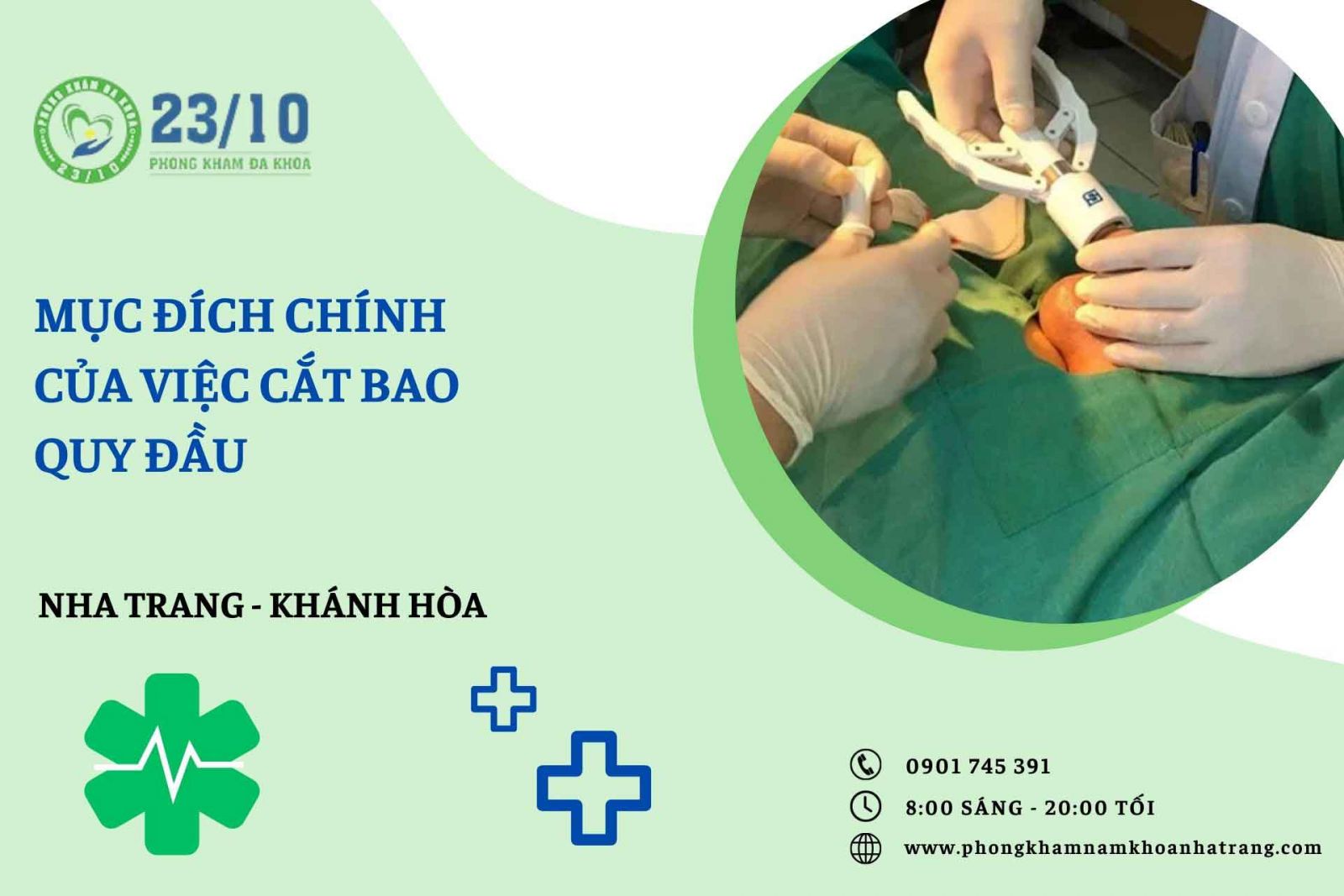 Mục đích chính của việc cắt bao quy đầu
