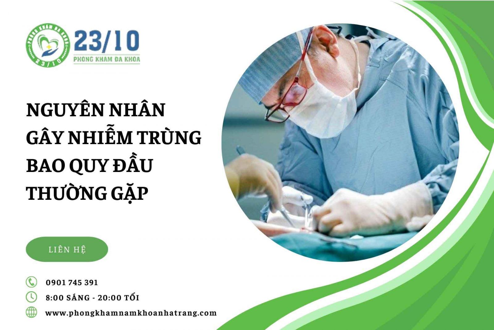 Nguyên nhân gây nhiễm trùng bao quy đầu