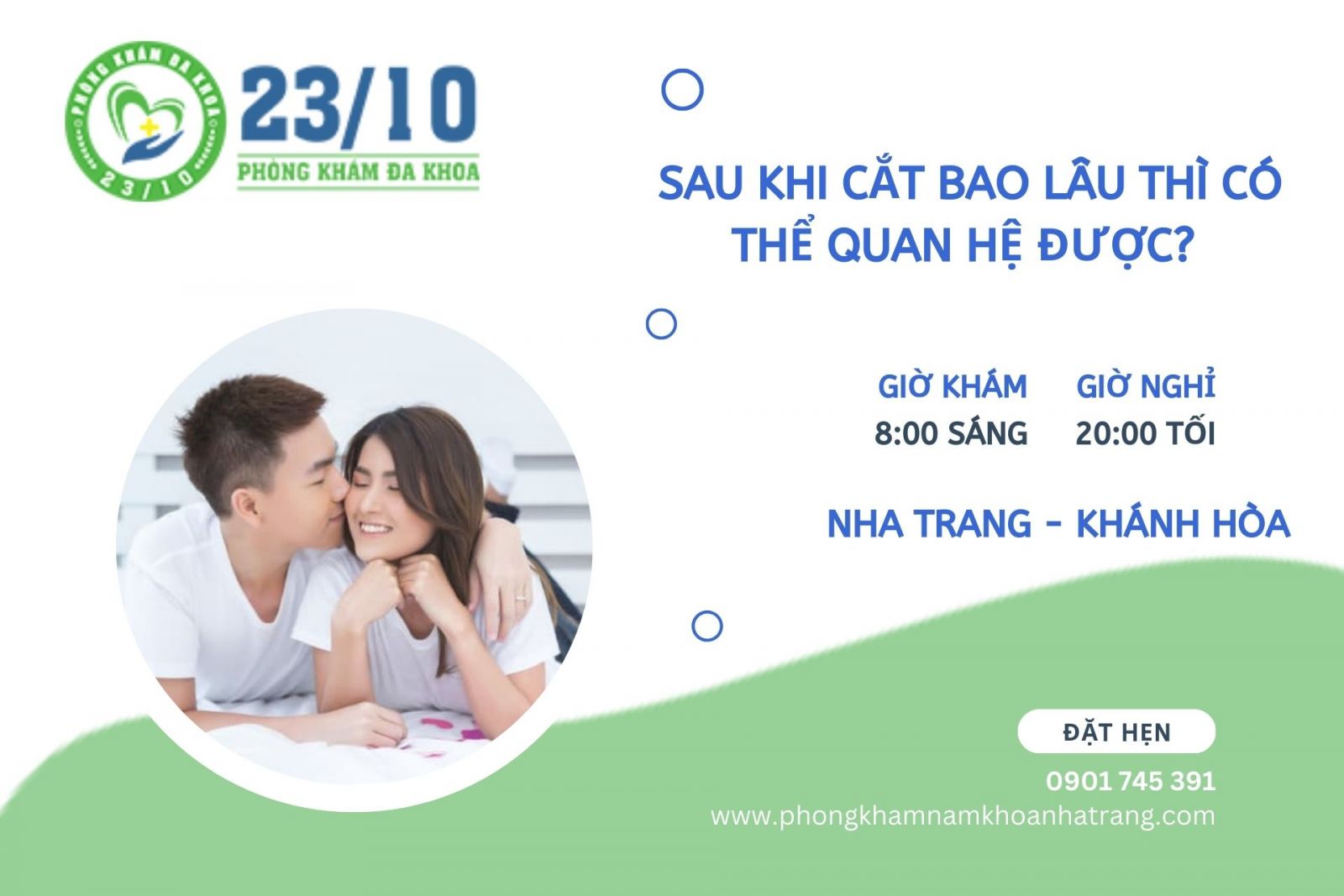 Sau khi cắt bao lâu thì quan hệ được