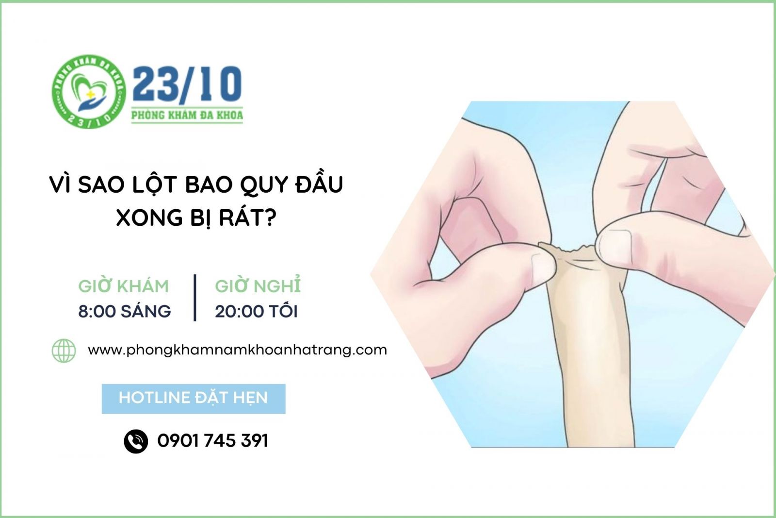 Vì sao lột bao quy đầu xong bị rát?