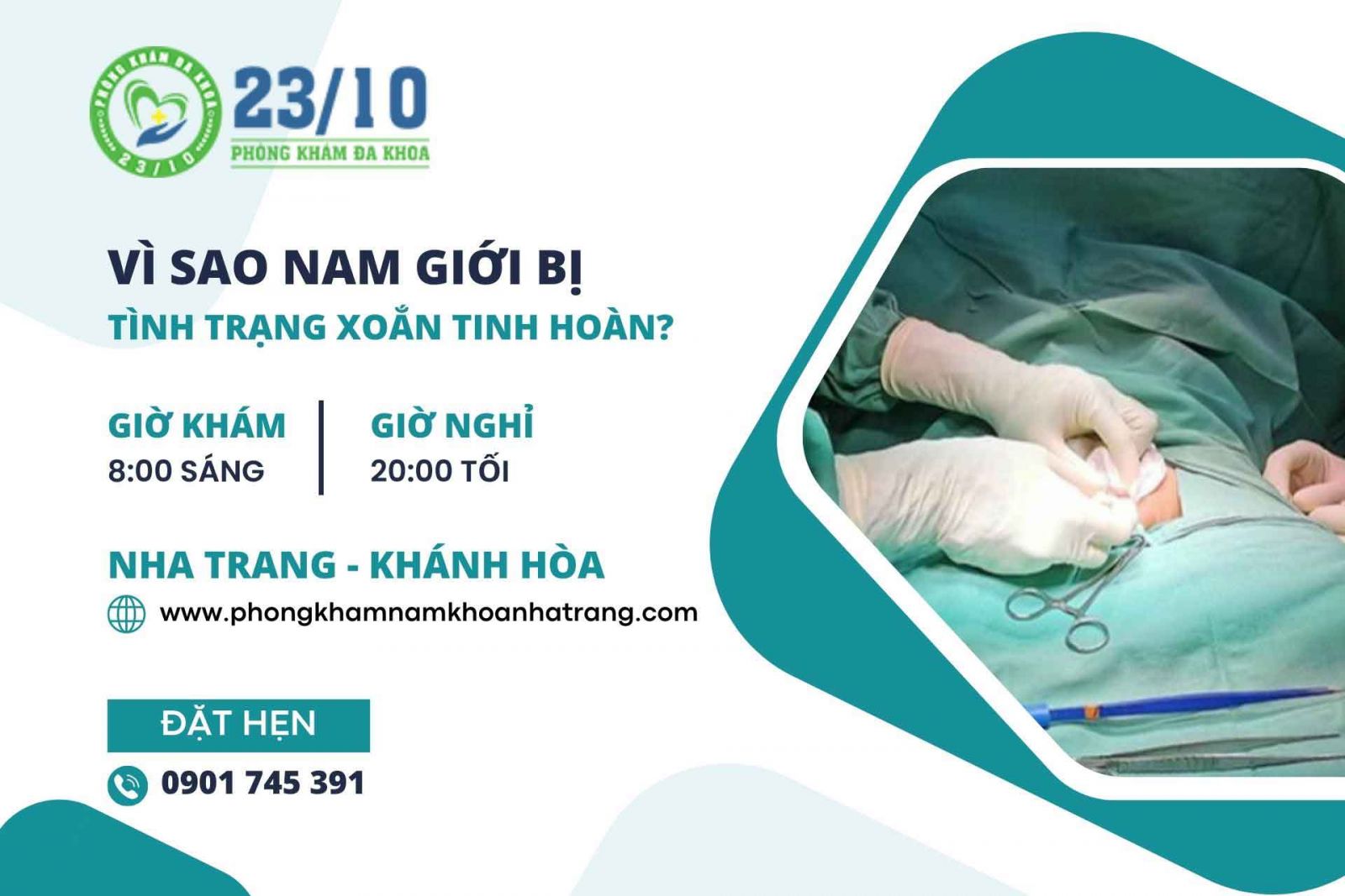 Vì sao nam giới bị tình trạng xoắn tinh hoàn